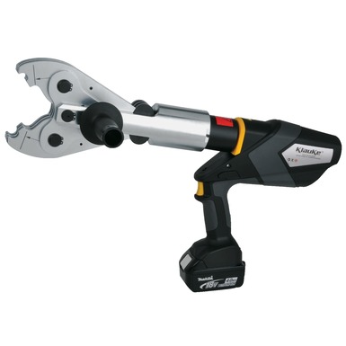 Battery powered crimping online tool