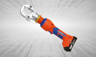 VDE battery powered hydraulic crimping tools Orange